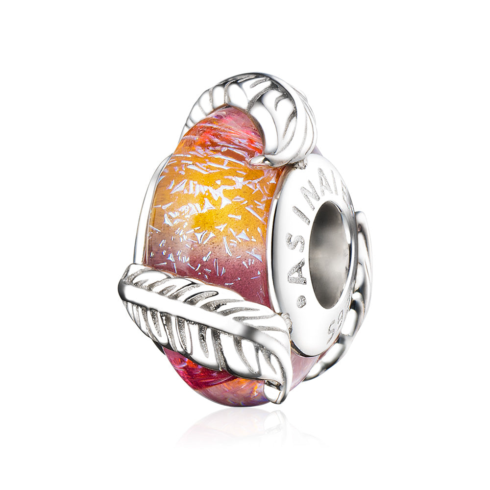 Feather Pink Color Bead