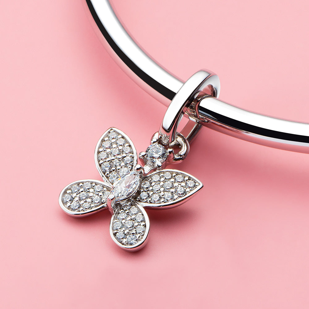 Shiny Butterfly Pendant