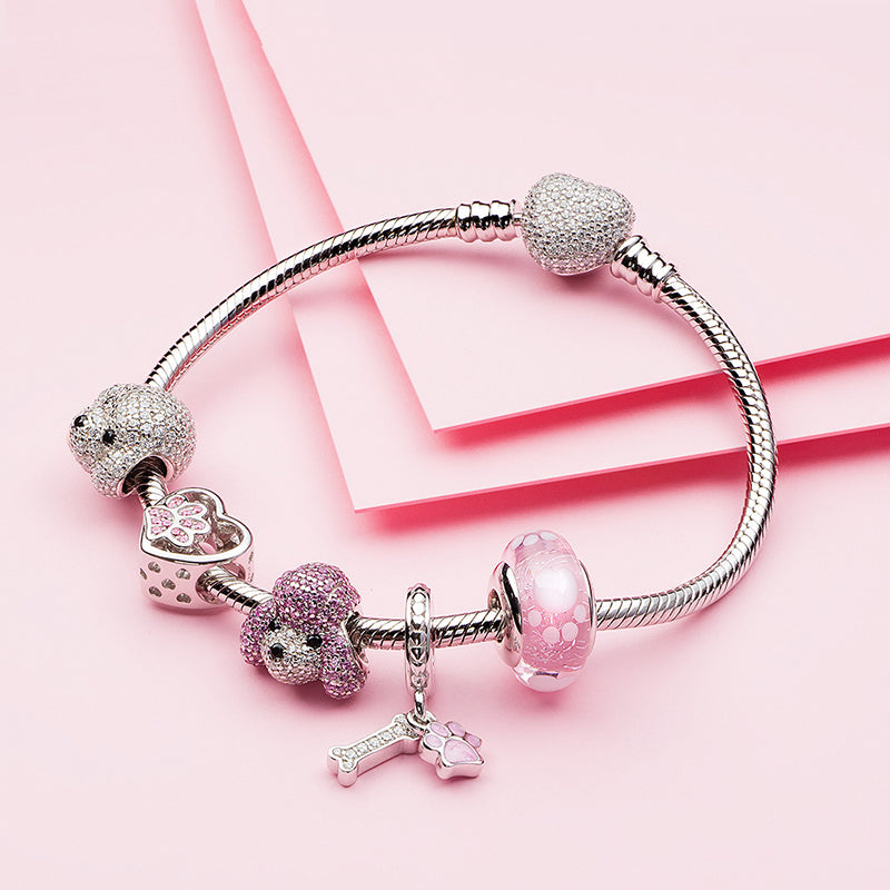 Lovely Pet Paw Prints Charms Pendant