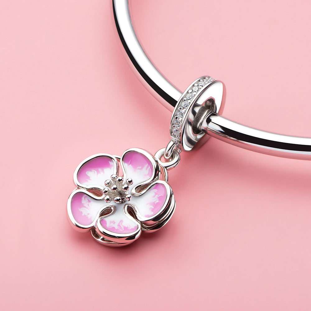Pink Cherry Blossom Pendant