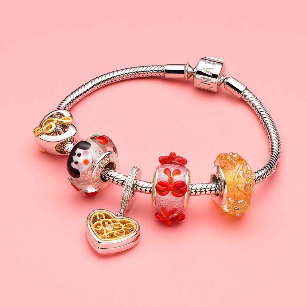Red Bow Bead