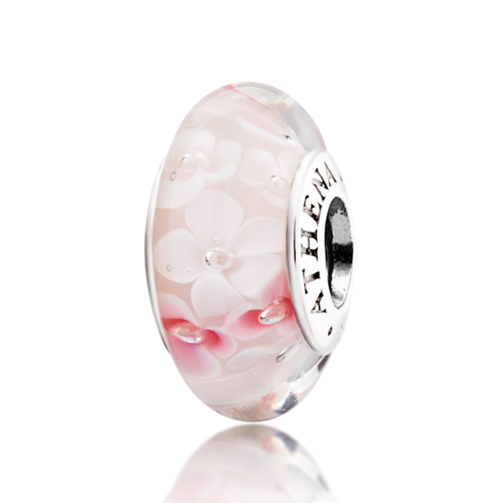 Pink Flowers Charm
