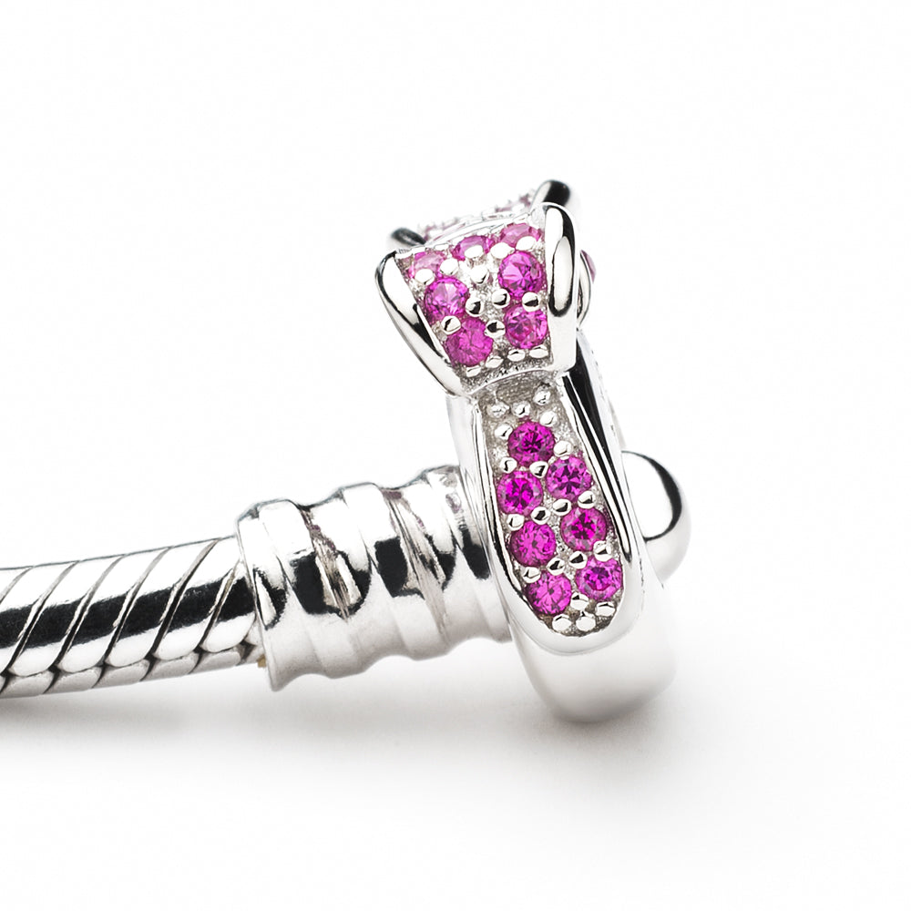 Bow Clip Spacer (Rose red）