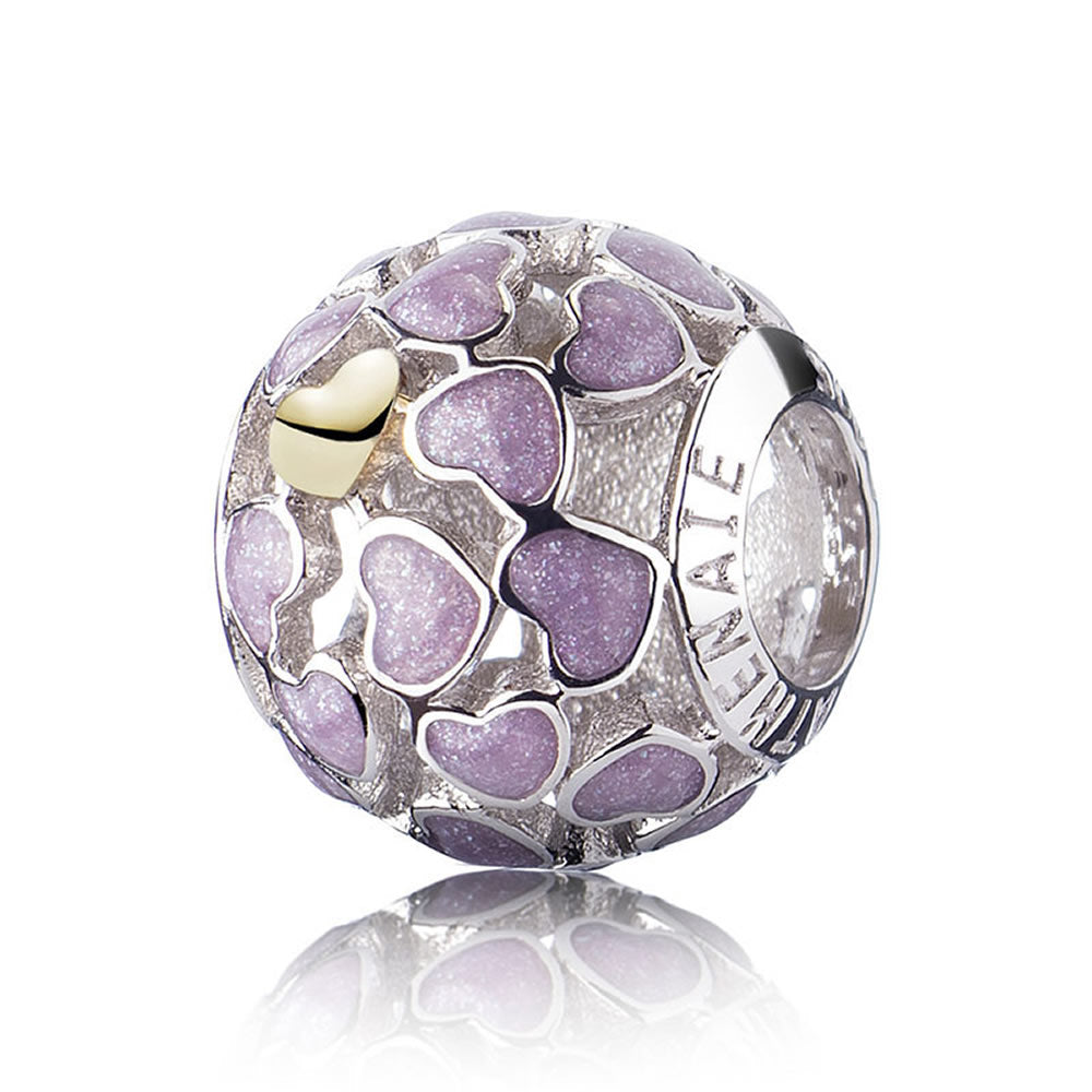 Purple Enamel Charm