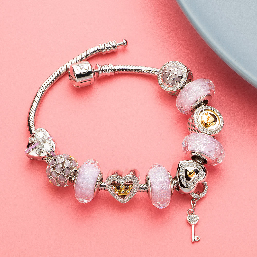 Purple Enamel Charm