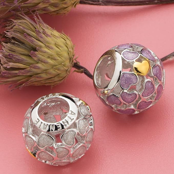 Purple Enamel Charm