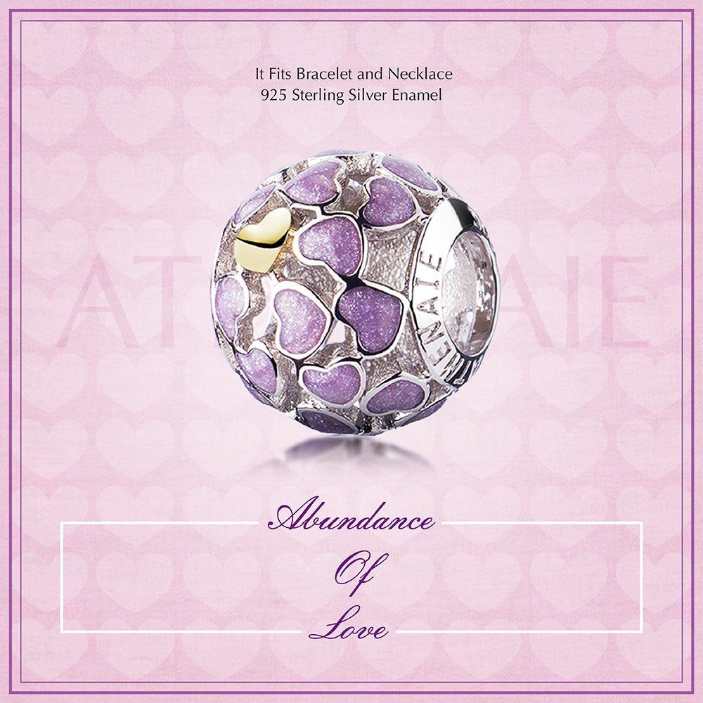 Purple Enamel Charm