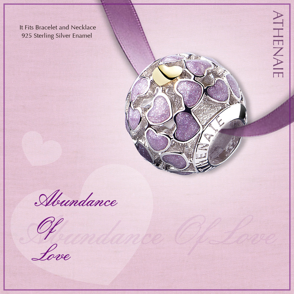 Purple Enamel Charm