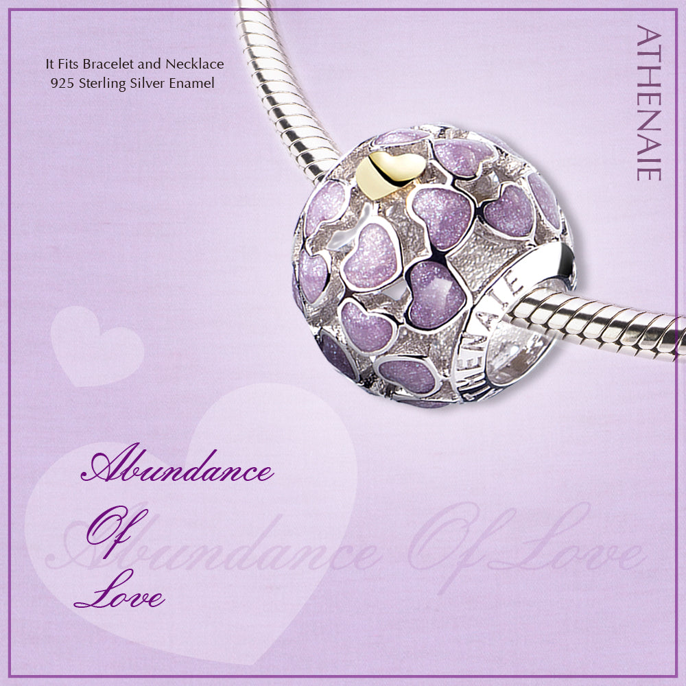 Purple Enamel Charm