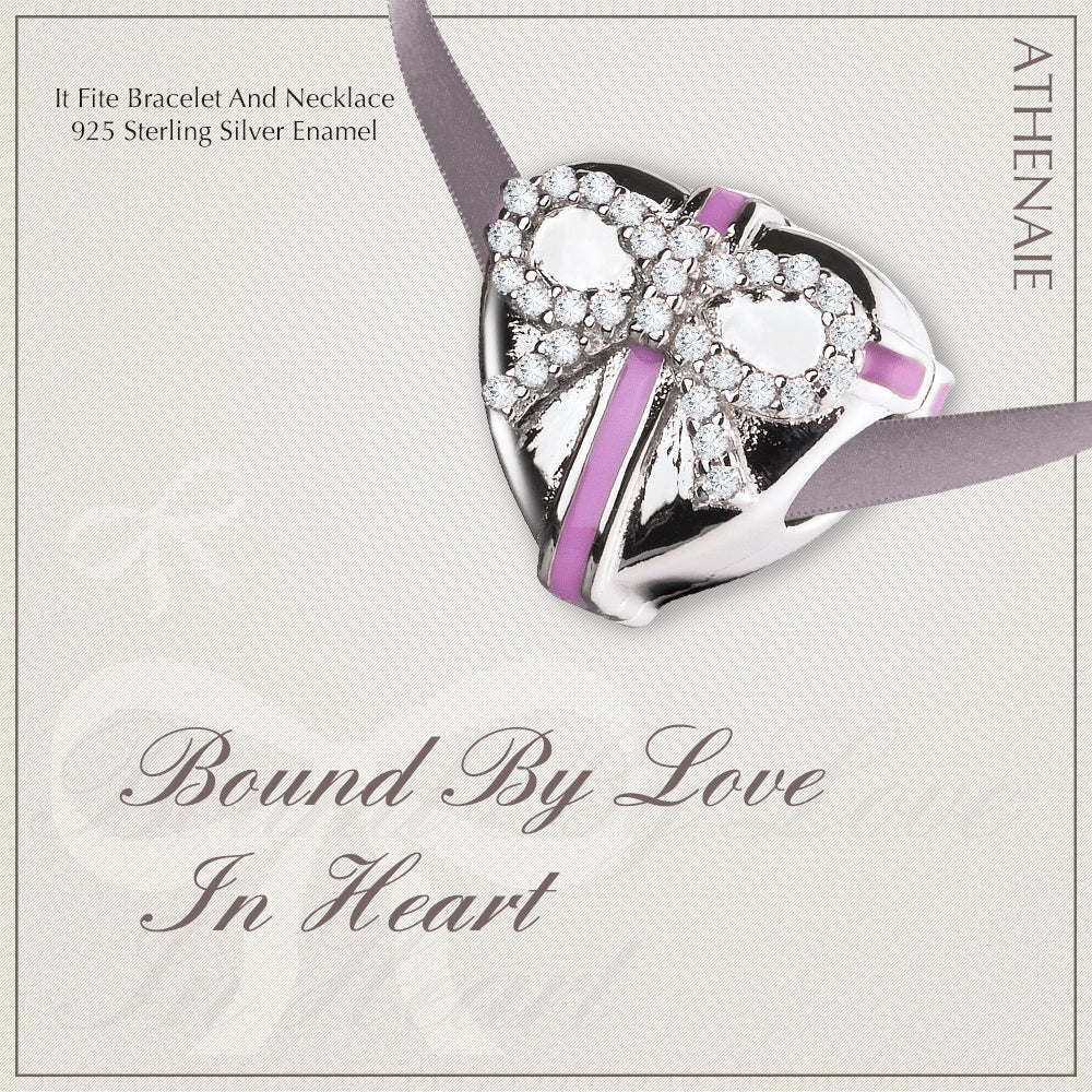 Love in Heart Clips Charm