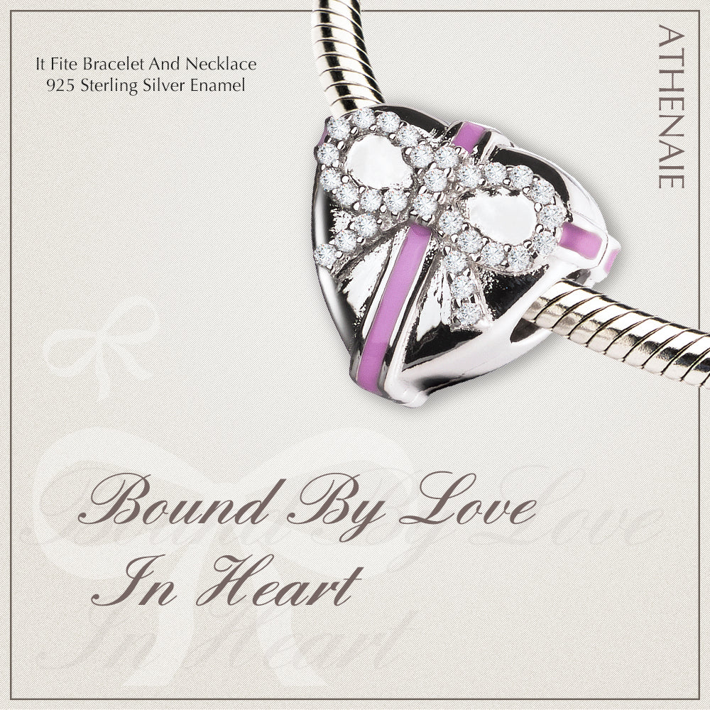 Love in Heart Clips Charm