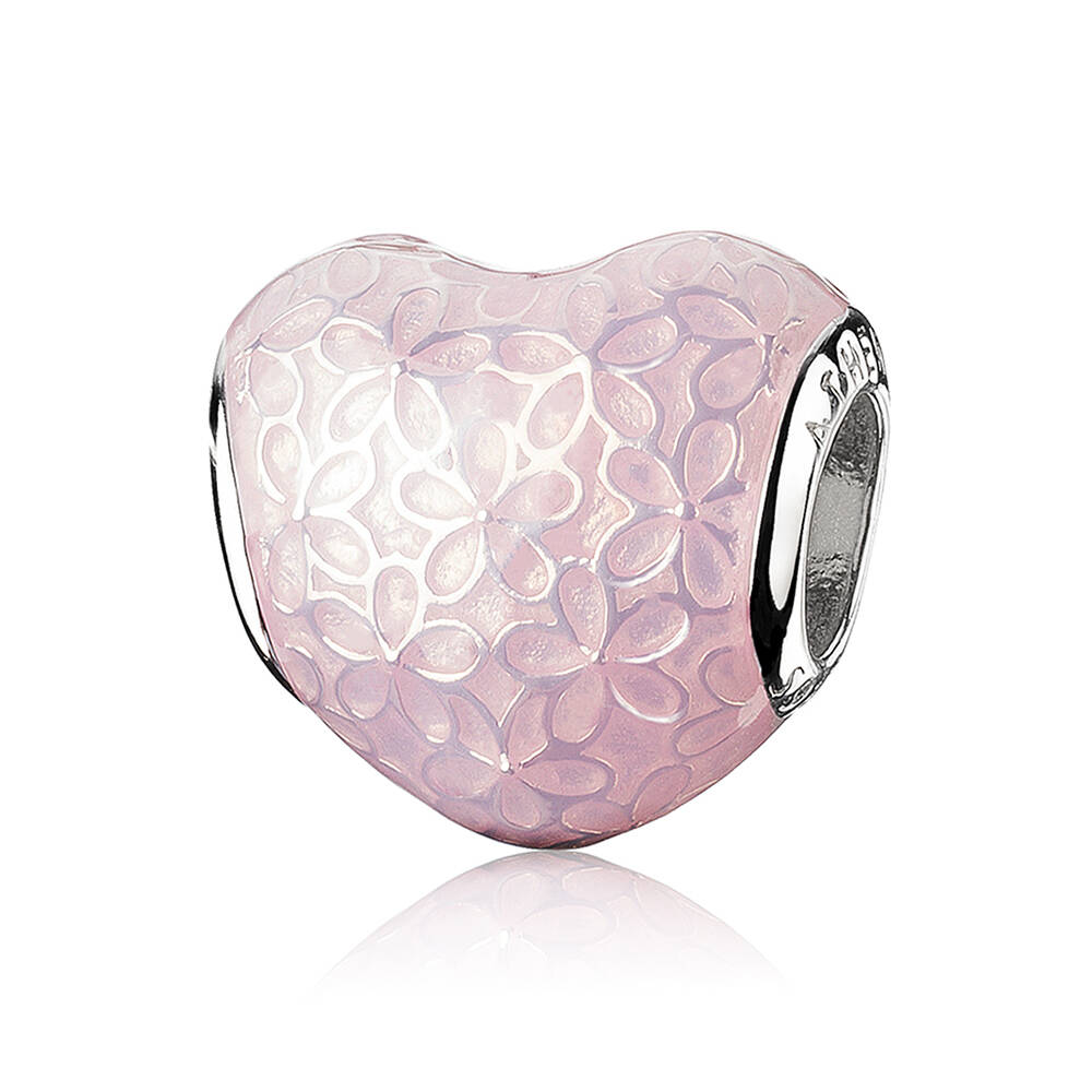 Pink Enamel Heart