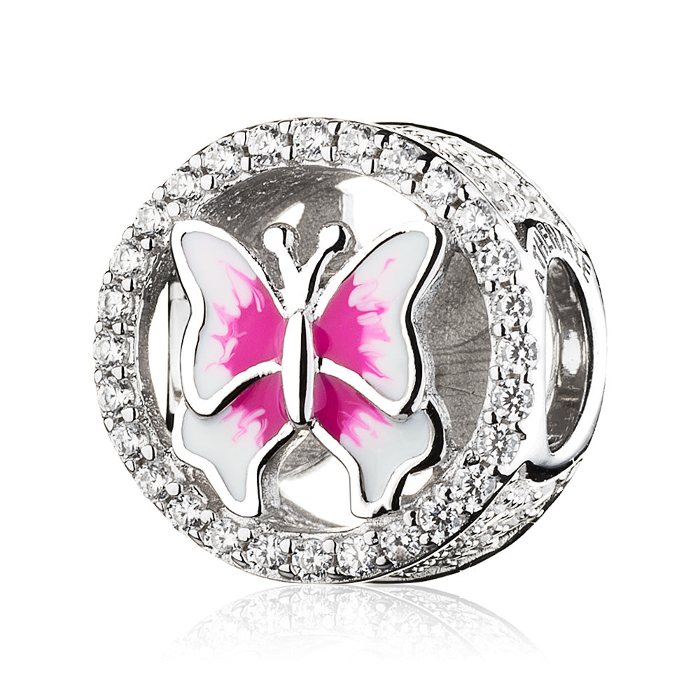Fluttering Butterflies Charm