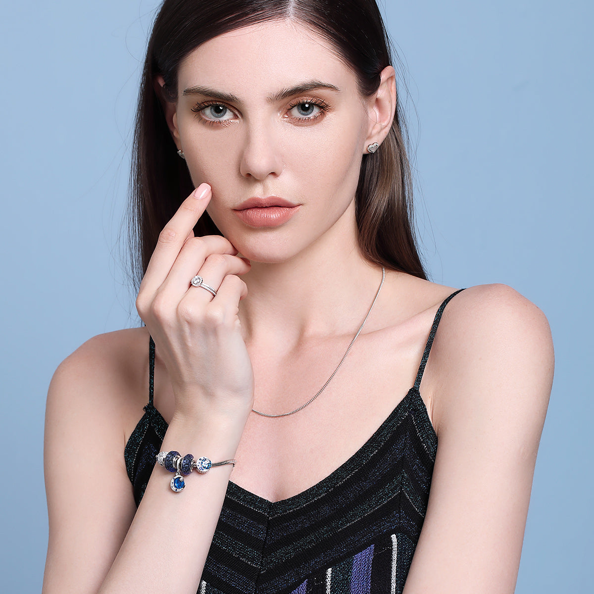 Sparkling Starry Sky Enamel Charm