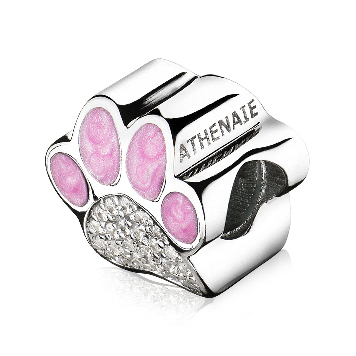 My Sweet Lovely Pet Paw Prints Charm