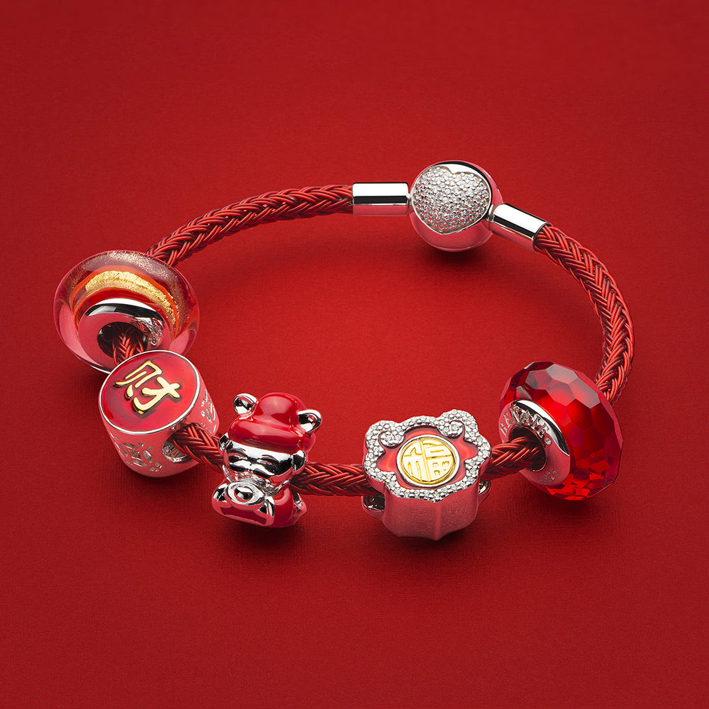 Chinese Character "Cai" Charms  Money Charm