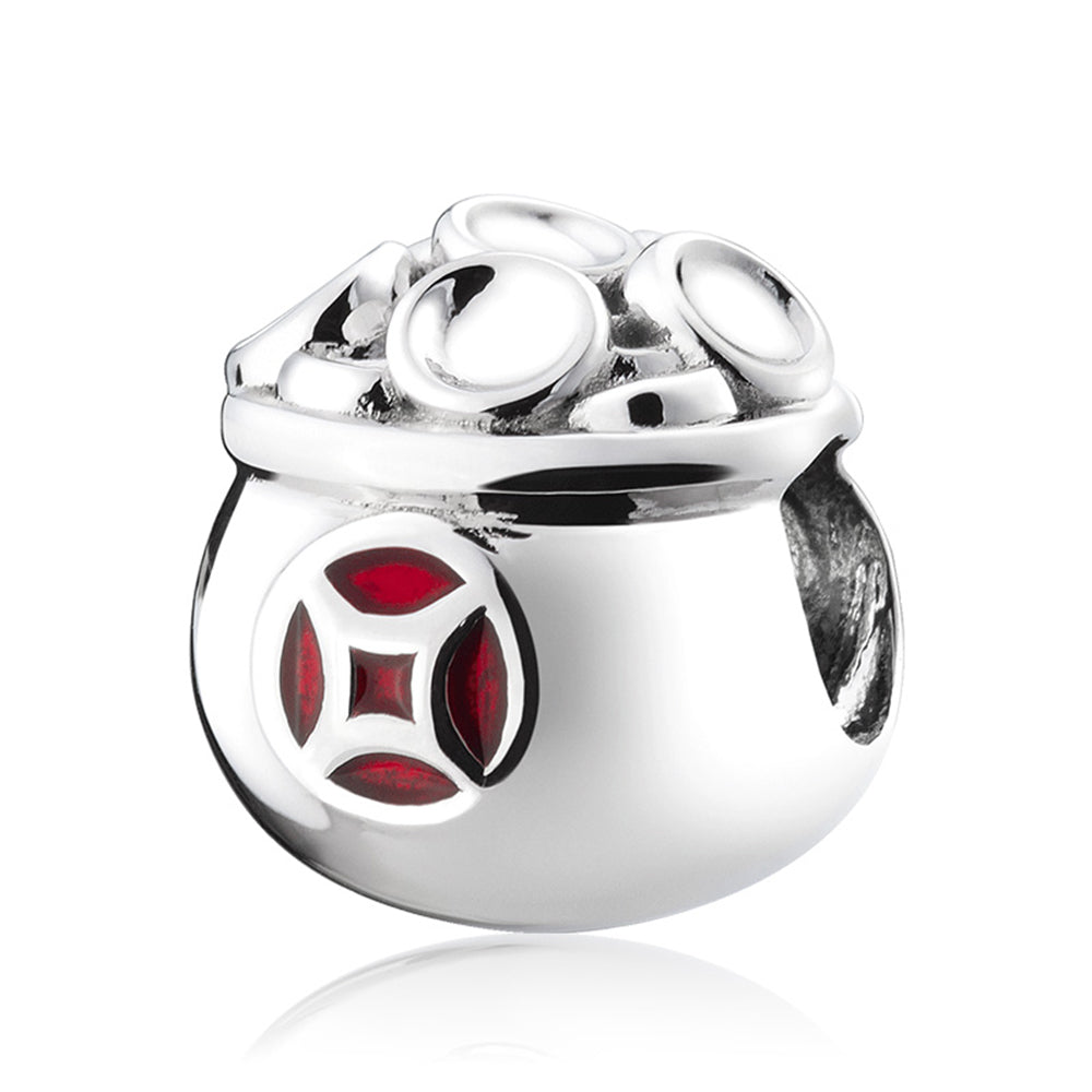 Chinese Wealth Luck Ingot Charm