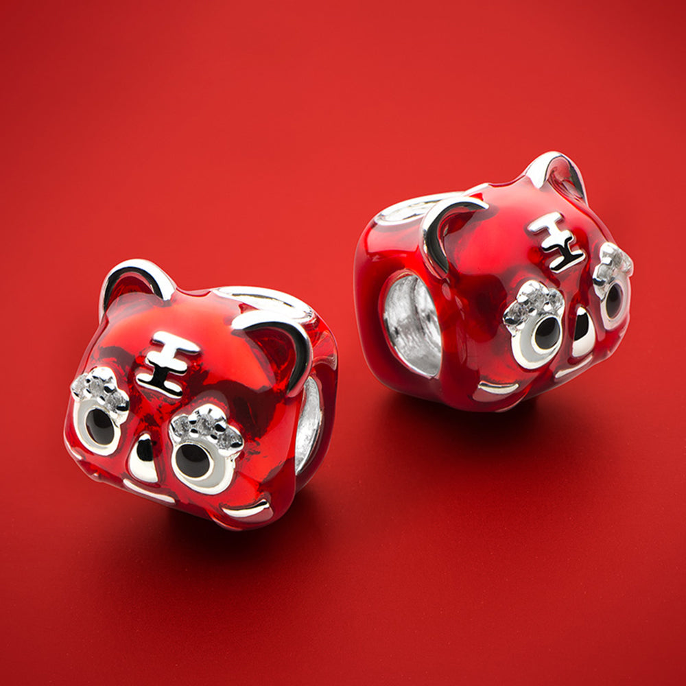Chinese Safe Helath Tiger Head Shoes Best Wishes Charm