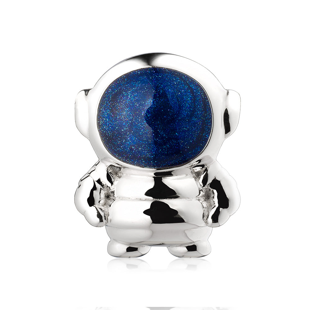Blue Space Astronaut Charm