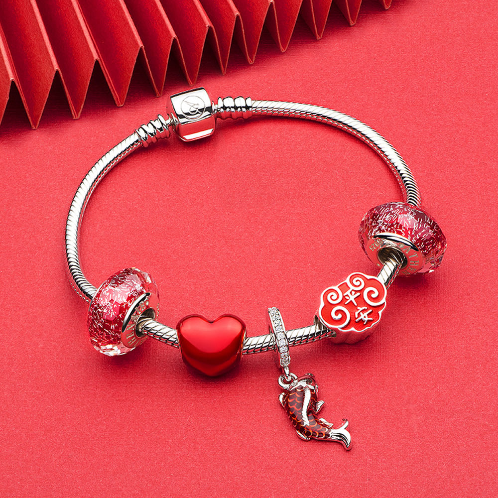 Chinese Good Fortune Carp Fish Pendant