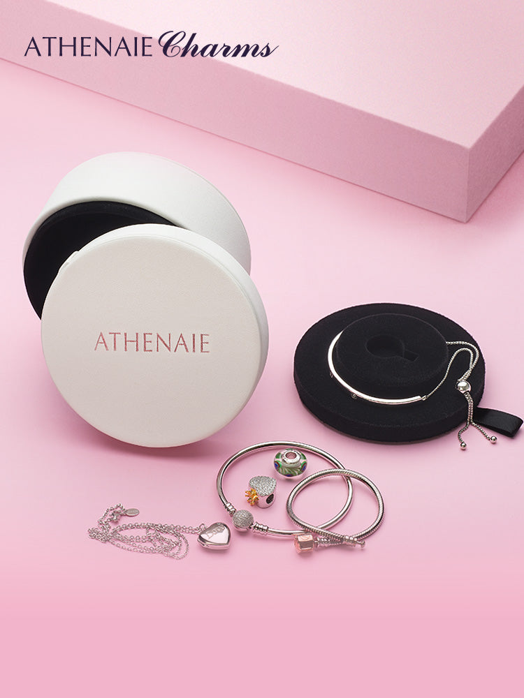 Double-Layer Jewelry Organizer Box for Charms & Bracelets