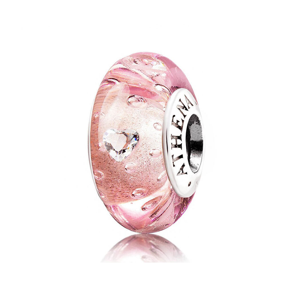 Effervescence Clear Heart CZ（pink）