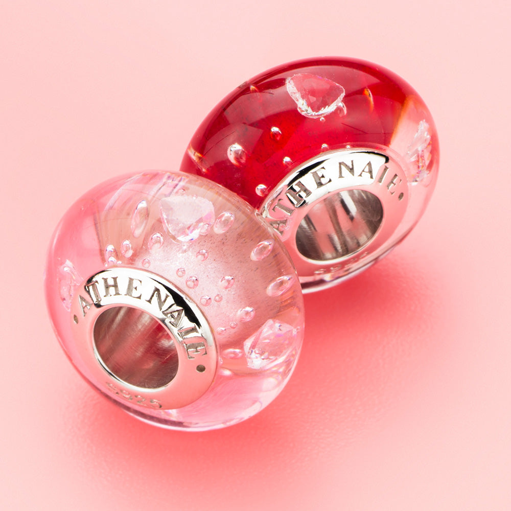 Effervescence Clear Heart CZ（pink）