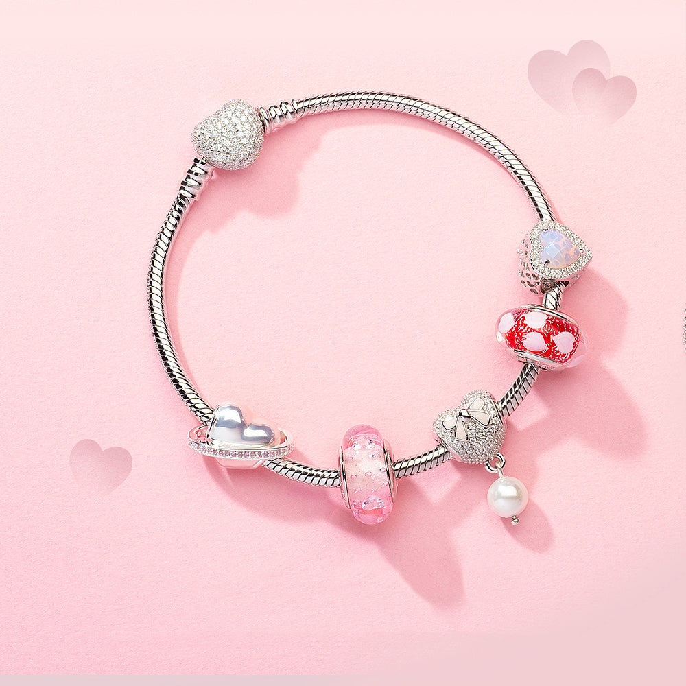 Effervescence Clear Heart CZ（pink）