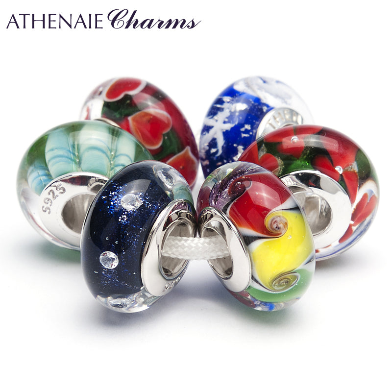 Colored Swirl Charms
