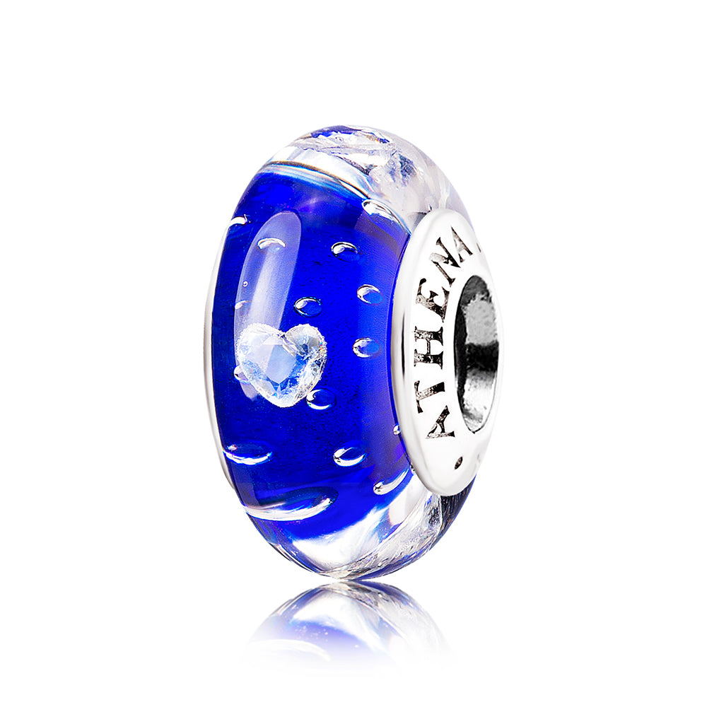 Effervescence Clear Heart CZ（deep blue）
