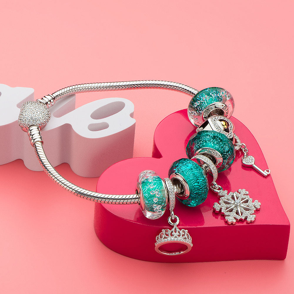 Green Shimmer Multi-Clear CZ