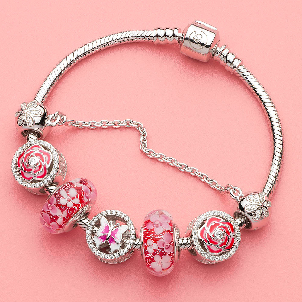 Flower Garden Bead（red））