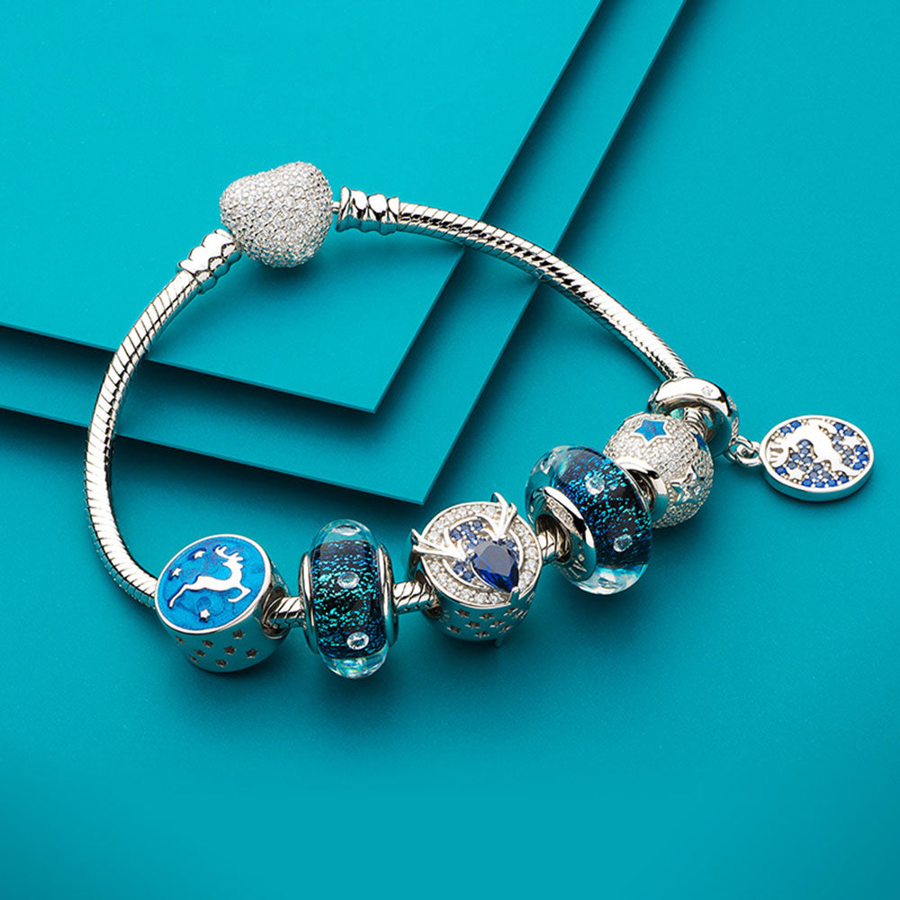Blue Star Charm