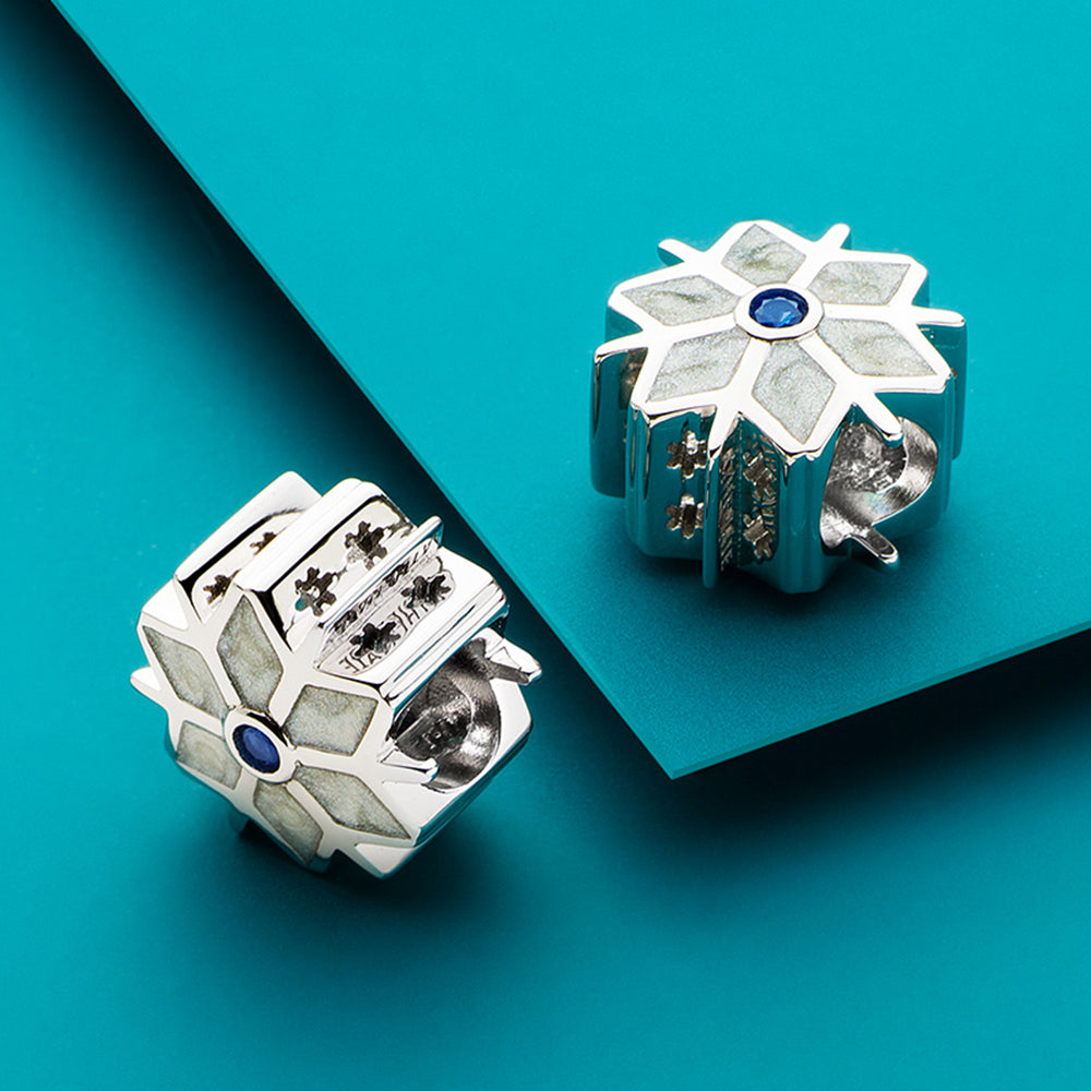 Sparkling Snowflake Charms Pendant
