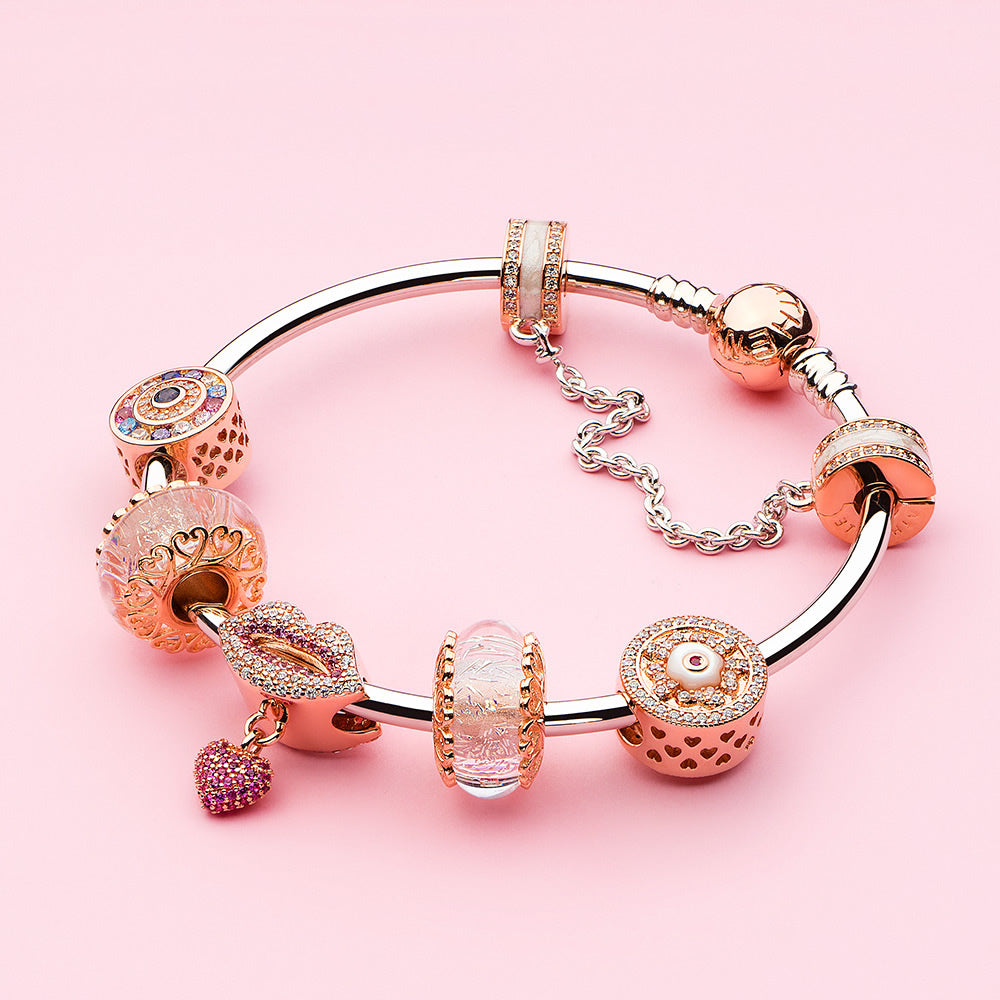 Red Lips True Love Kiss Charm