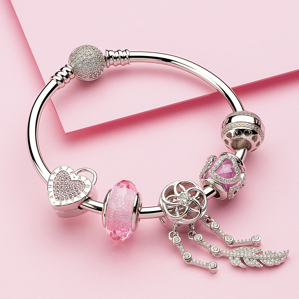 Heart by Heart Openwork Charm