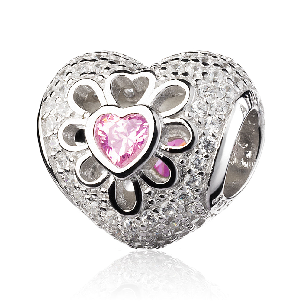Heart Blooms Bead