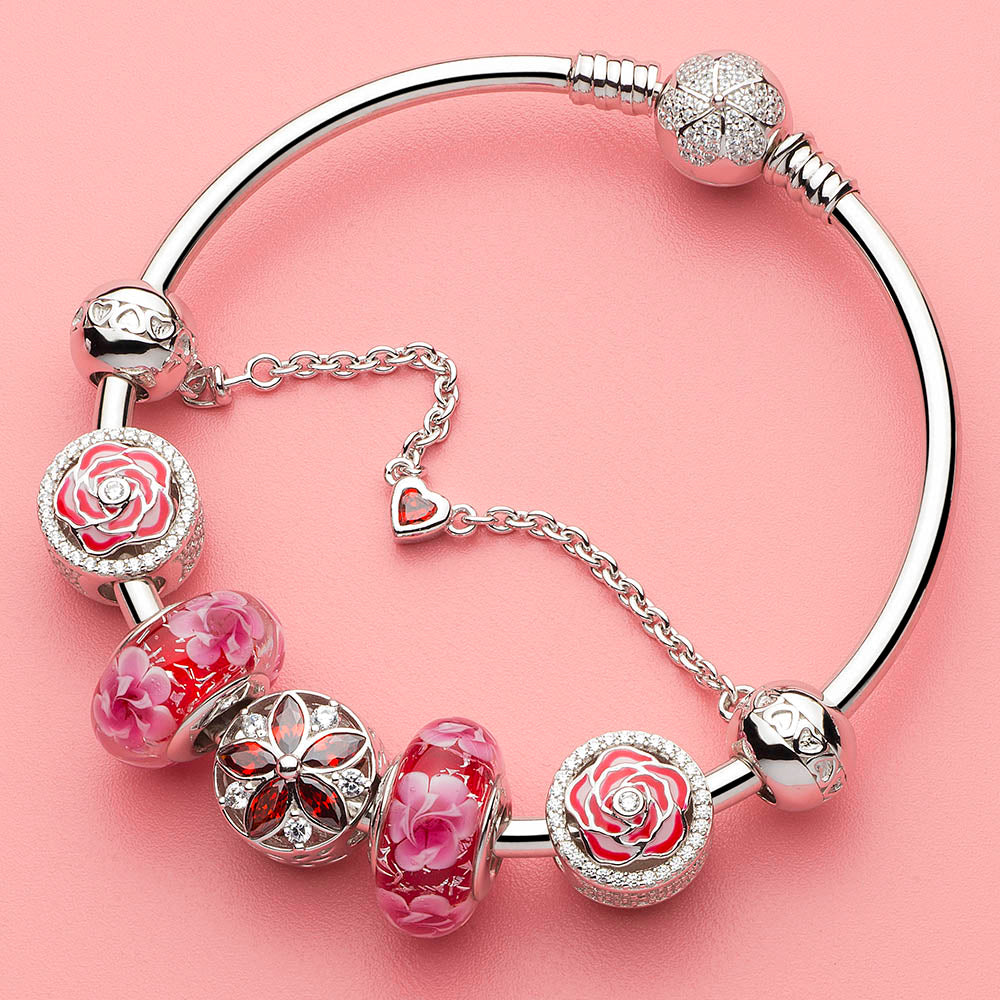 Dazzling Floral Charm
