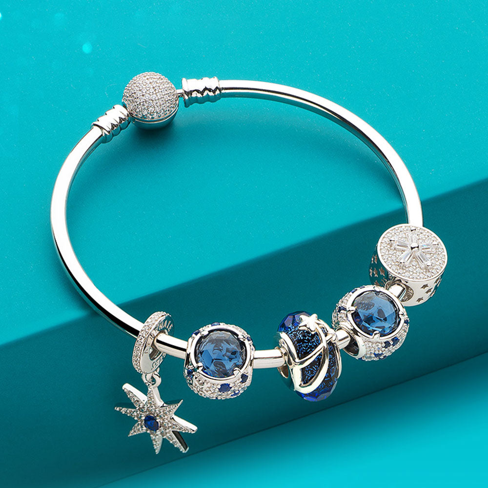 Pave Clear CZ Flower Charm