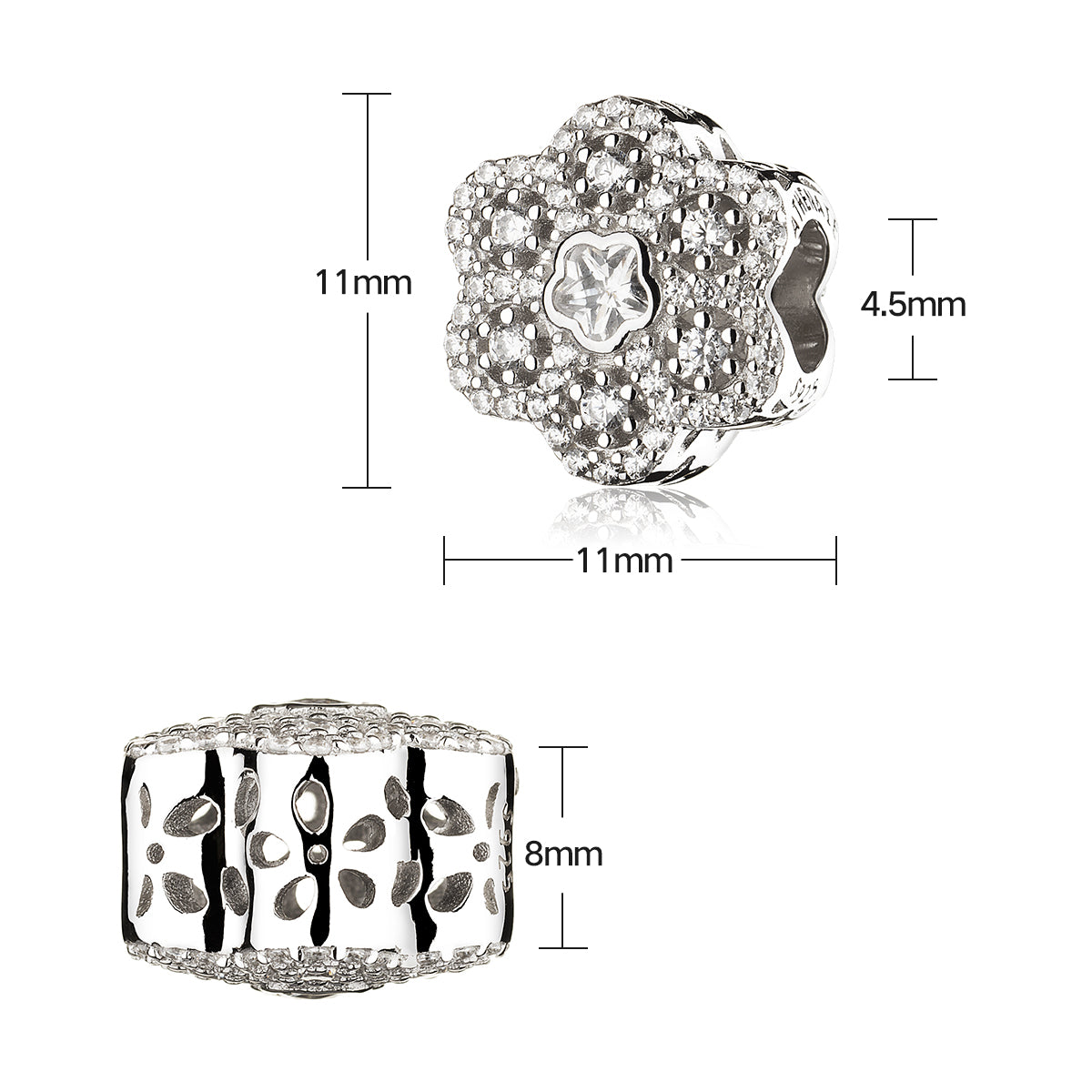 Snowflake Petite Charm