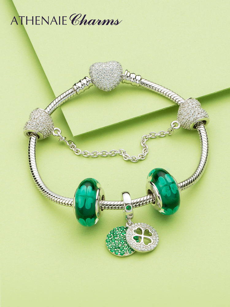 Sparkling Heart Safety Chain