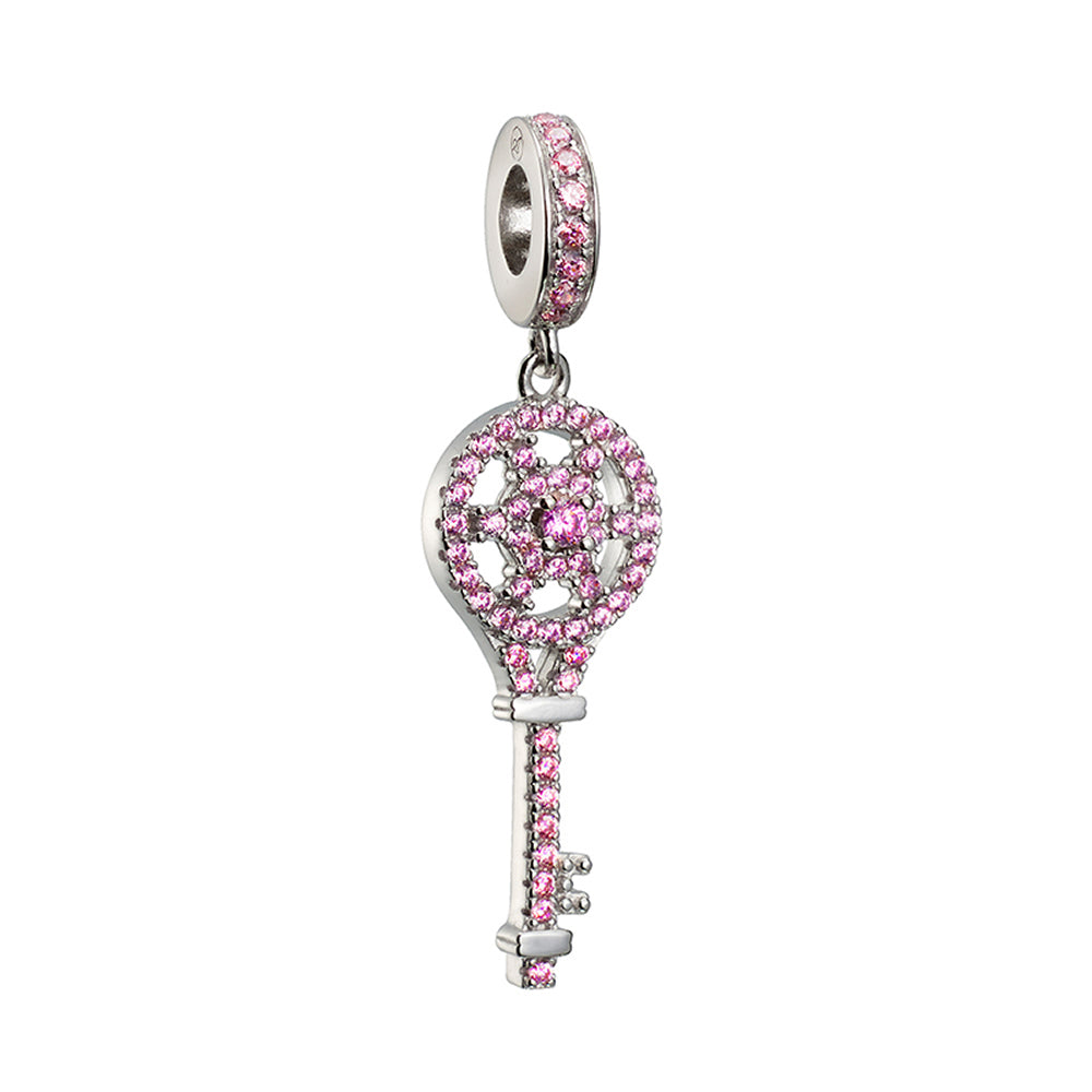 Heart Key Pink