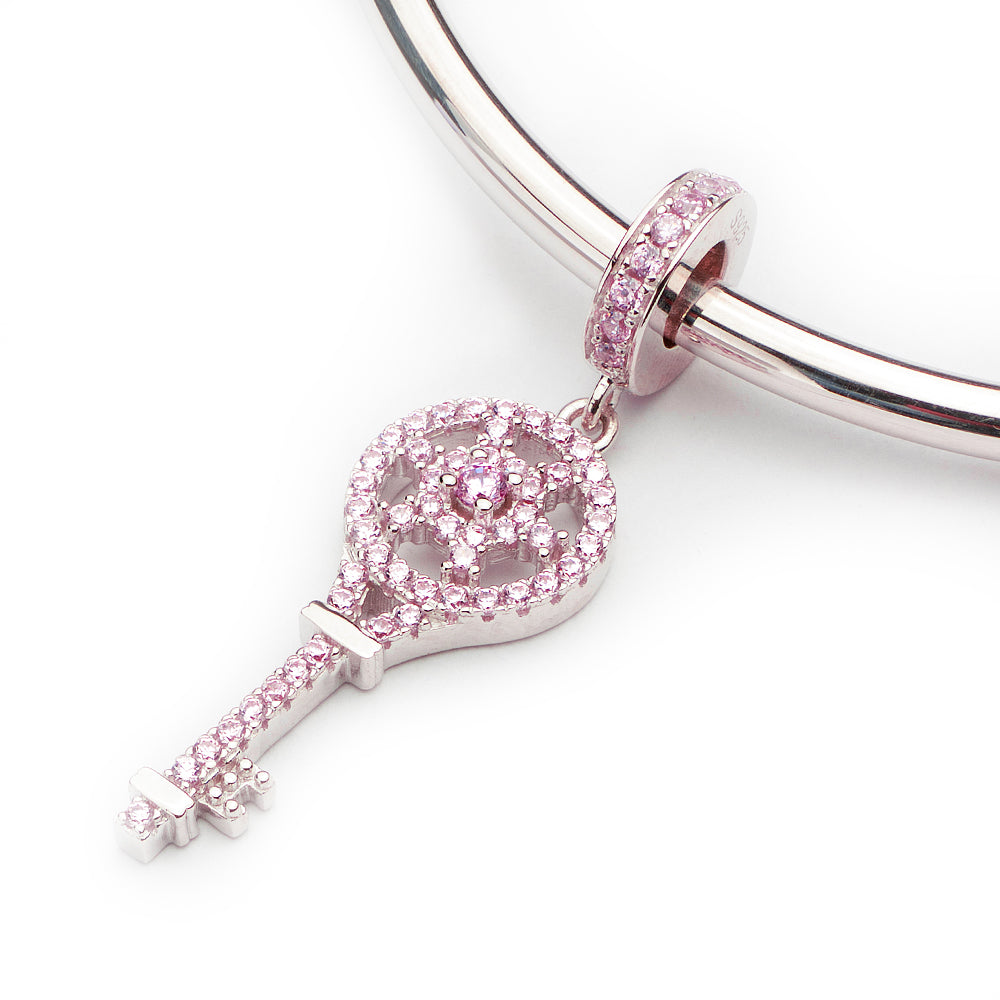 Heart Key Pink