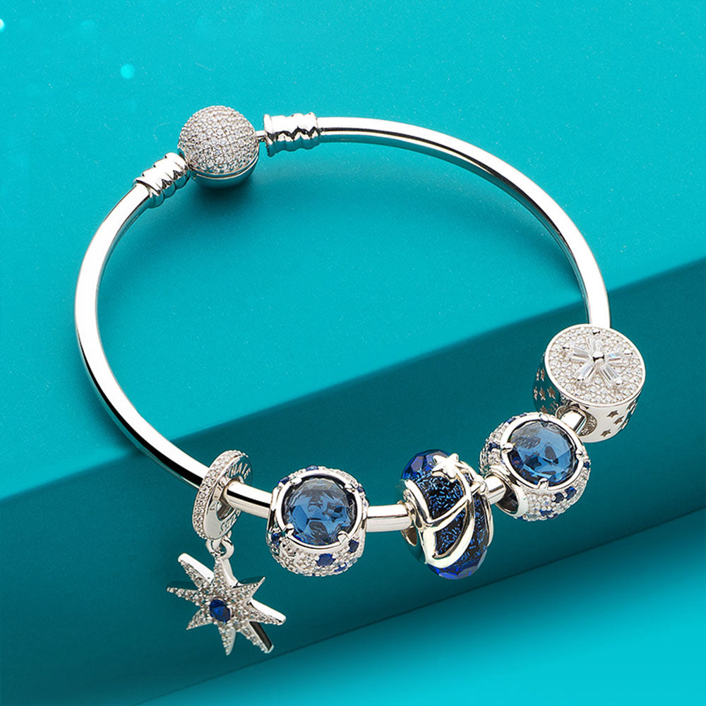 Pave Clear CZ Sparkling Firework Pendant