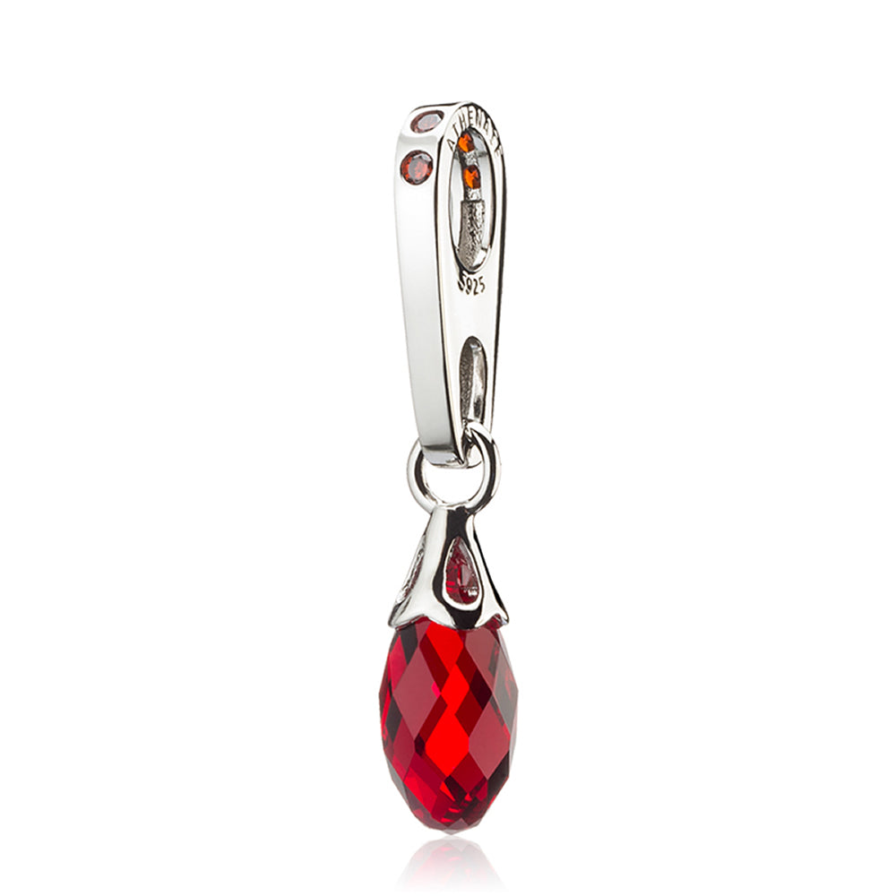 Austrian Crystal Pendant（Red）