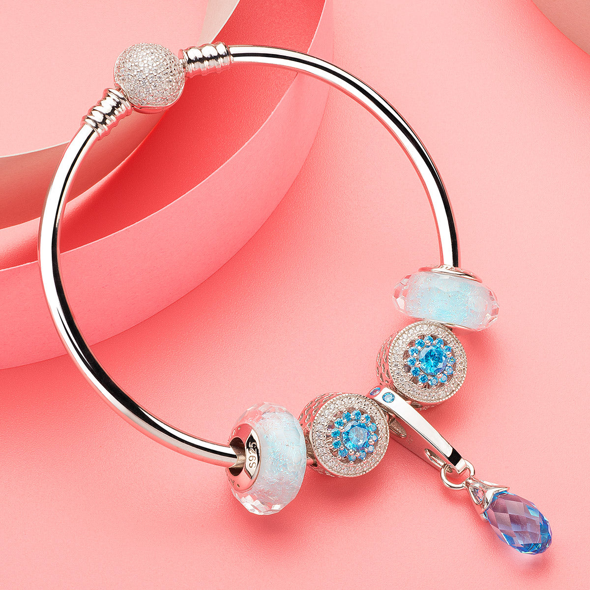 Austrian Crystal Pendant（Blue）