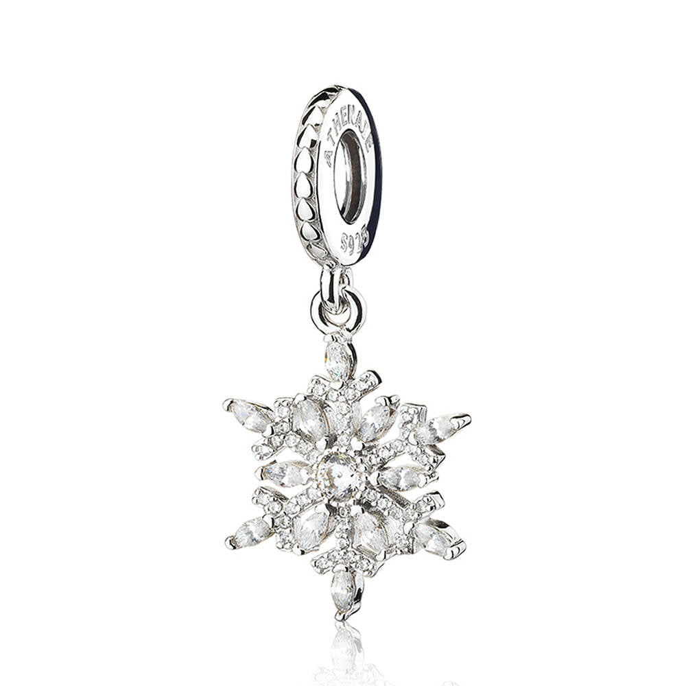 Crystalized Snowflake Pendant