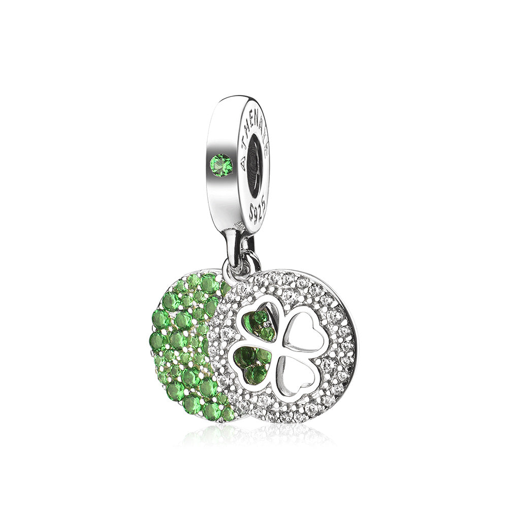 Lucky Four Leaf Clover Dangle