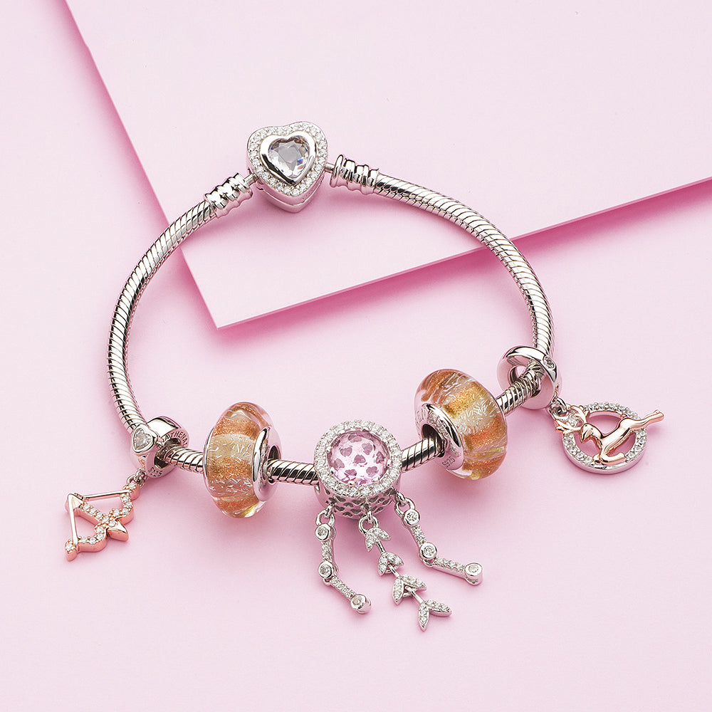 Rose Gold Arrow of Cupid Dangle