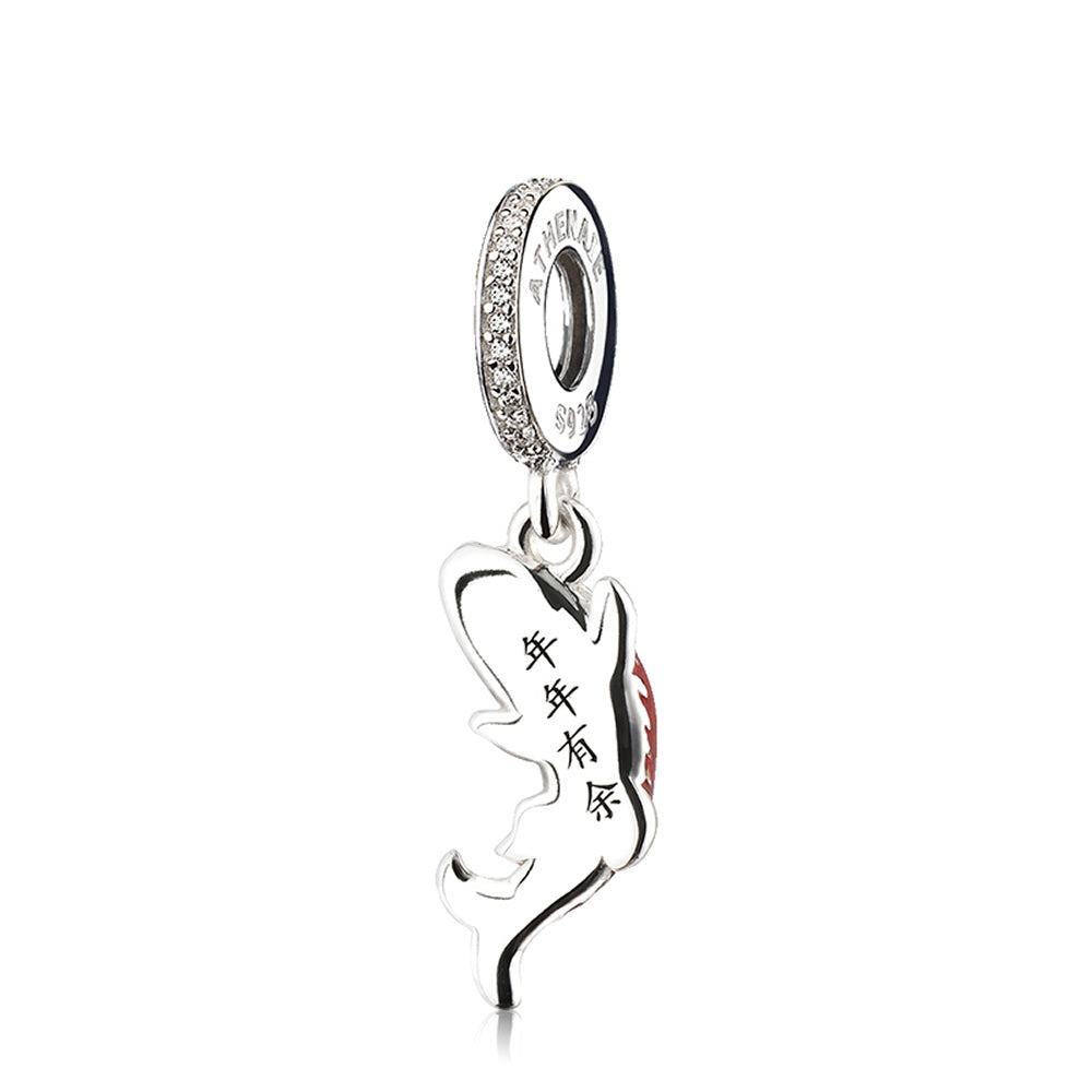 Chinese Good Fortune Carp Fish Pendant